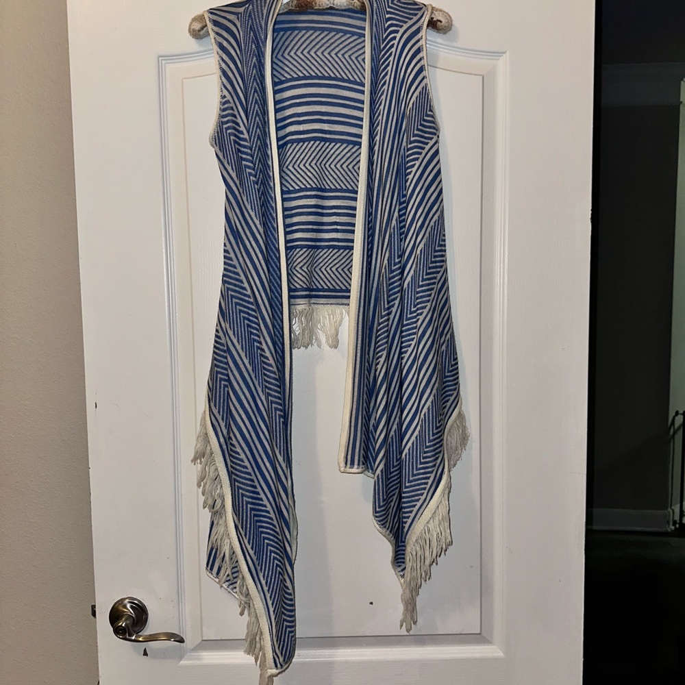 Y2K Say What? Western Striped Cardigan